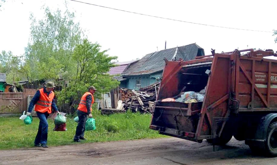 Вывоз мусора из частного дома в Каспийске в октябре