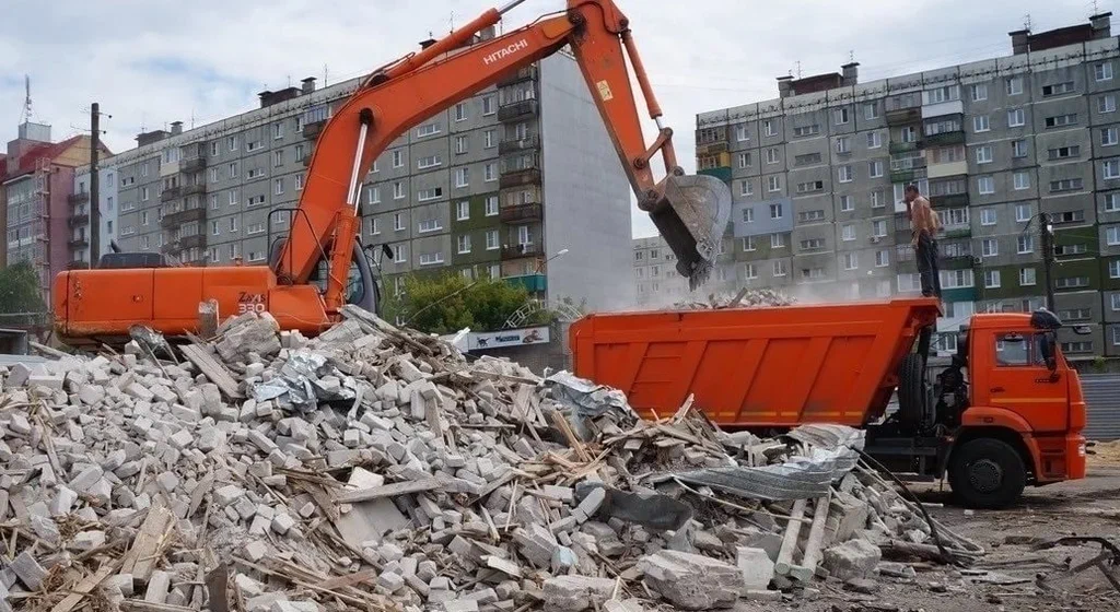 Профессиональный вывоз строительного мусора в Каспийске в октябре