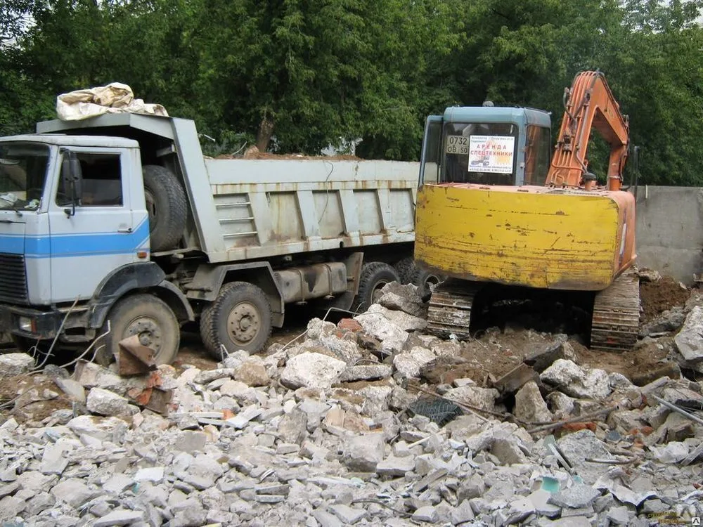 Вывоз бетонного боя и утилизация в Каспийске в октябре